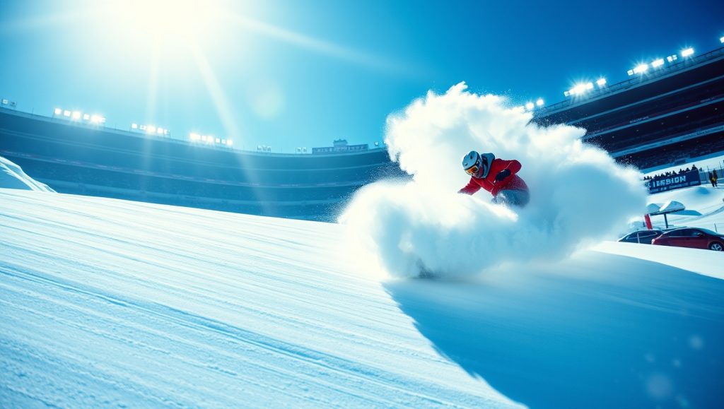 Cách giữ thăng bằng khi snowboard