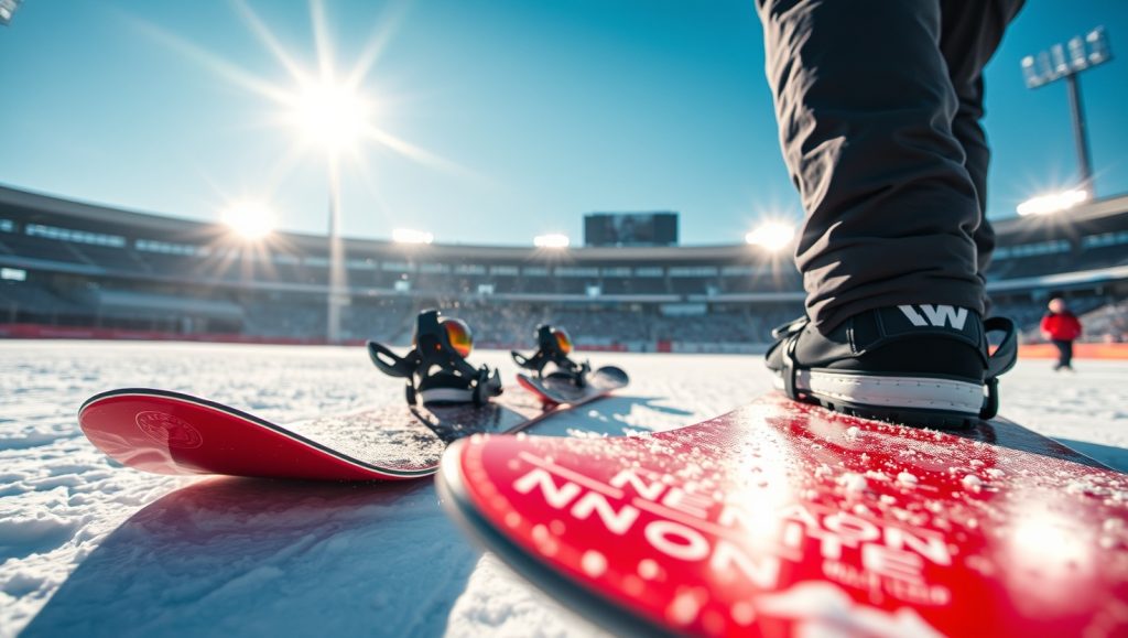 Cách lên dốc bằng ván snowboard