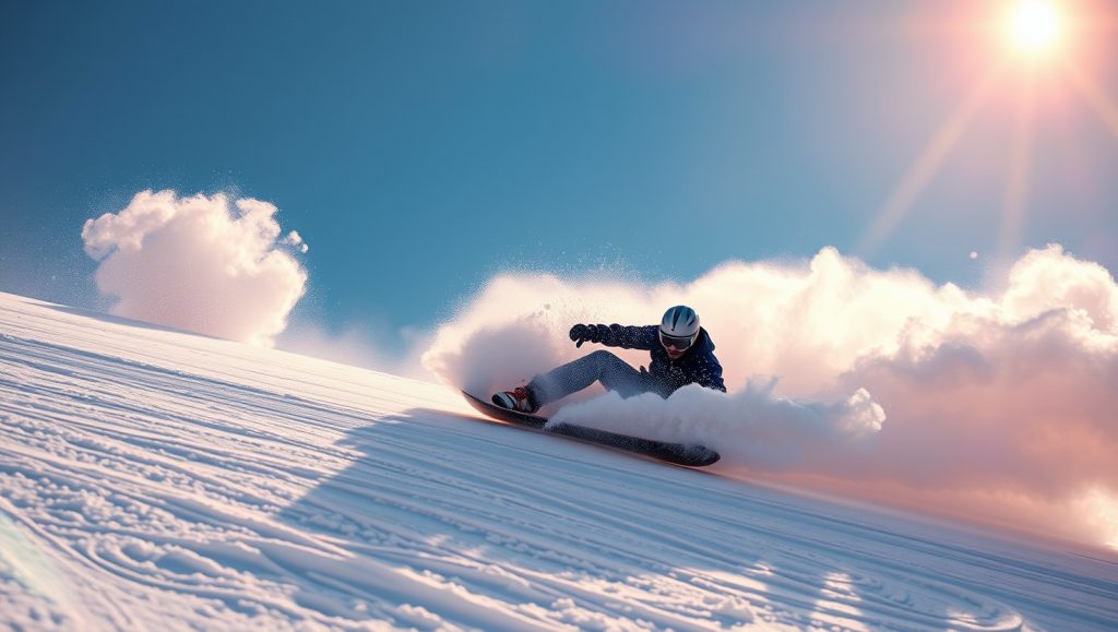 Phân biệt snowboard và skiing chi tiết